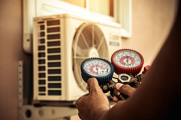 Professional Air Conditioning Service technician working in Newfoundland, NJ